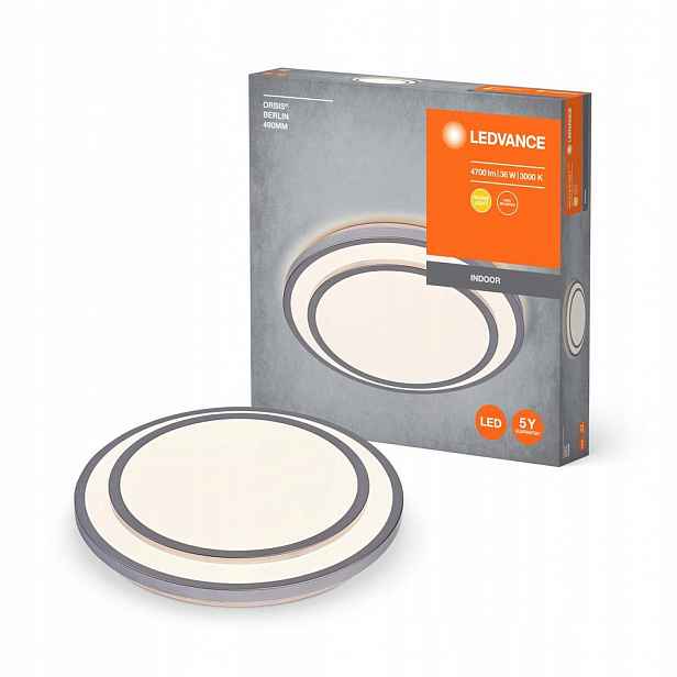 Stropní Svítidlo Led Stropní Svítidlo na omítku 36W 2450lm Stříbrný Orbis Ledvance