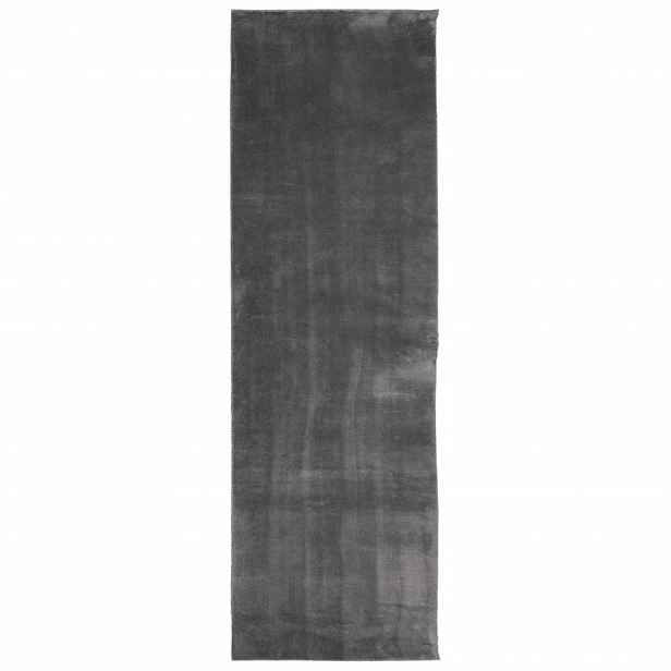 vidaXL Koberec HUARTE krátký vlas měkký a pratelný antracit 80x250 cm