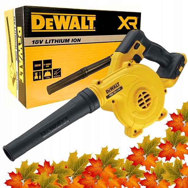 Akumulátorový Foukač Listí Na Zahradu 265W Prodlužovačka 18V Dewalt DCV100
