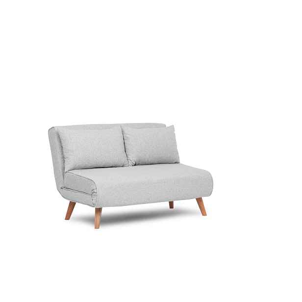 Hanah Home Dvoumístná rozkládací pohovka Seater Folde šedá II