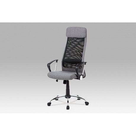 Kancelářská židle GREY, šedá/černá - 66 x 67 x 123-133 cm