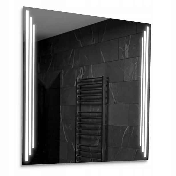 Led podsvícené nástěnné Zrcadlo 80x80cm Praha