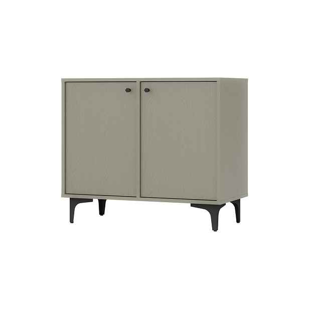 MASSENO KOMODA TORINO, 84/72/41 cm s 2 dvířky, světle zelená