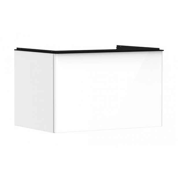 Skříňka pod umyvadlo pod desku Hansgrohe Xelu Q 78x49,5x55 cm bílá lesklá 54054670