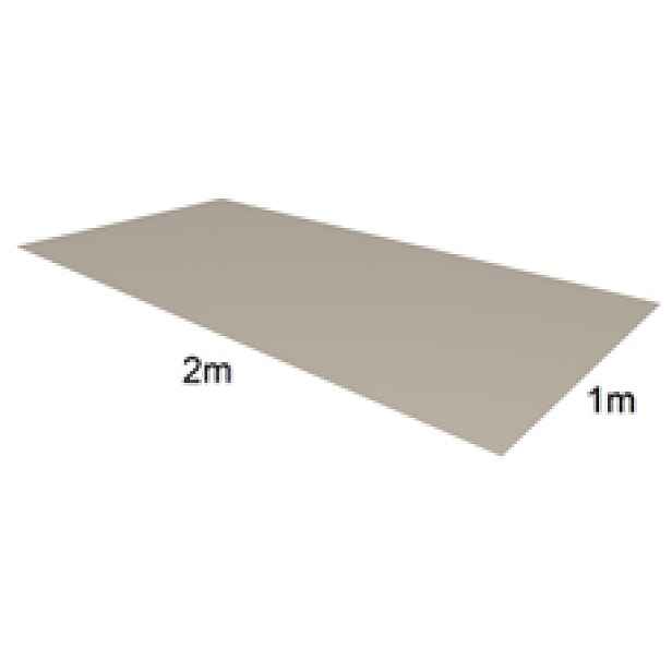 Tabule VIPLANYL z poplastovaného plechu 2x1 m 60/860 (hnědá – RAL 8017)