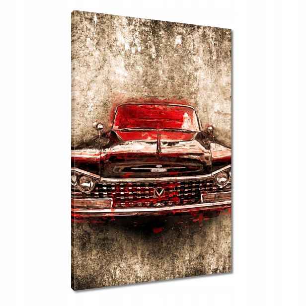 Obrazy 60x90 Červený Buick