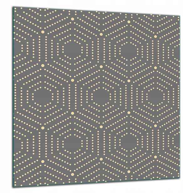 Skleněná Ochranná Deska Panel Lepidlo 60x65 Vzor