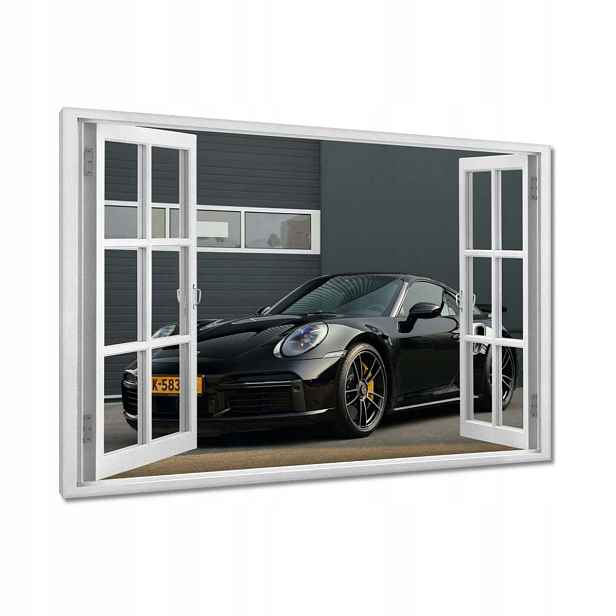 Obrazy 120x80 Černé Porsche Auto