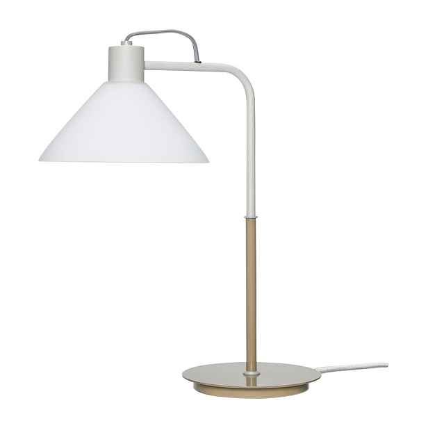 Bílá stolní lampa se skleněným stínidlem (výška 44 cm) Spot – Hübsch