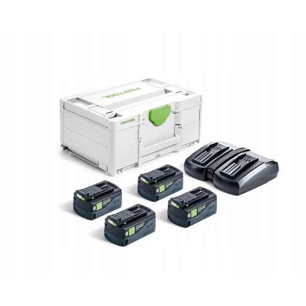 Festool Napájecí sada Sys 18V 4xHP5,0/TCL6DUO 578681