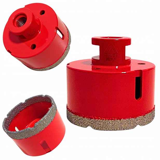 Korunkový Vrták Na Gres Dlaždic Glazury Diamantový 68 mm Korunka Vrták M14
