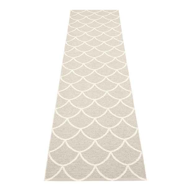 Krémový vnitřní a venkovní běhoun 70x300 cm Kotte Linen – Pappelina