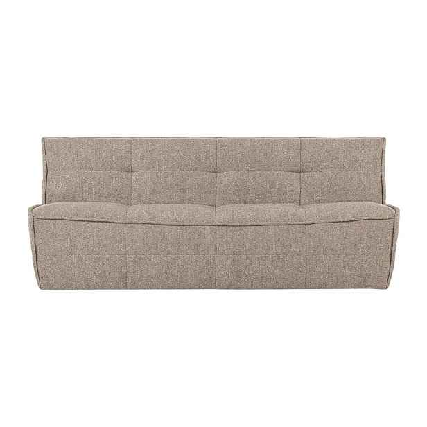 Taupe pohovka z textilie bouclé 204 cm Cluster – vtwonen