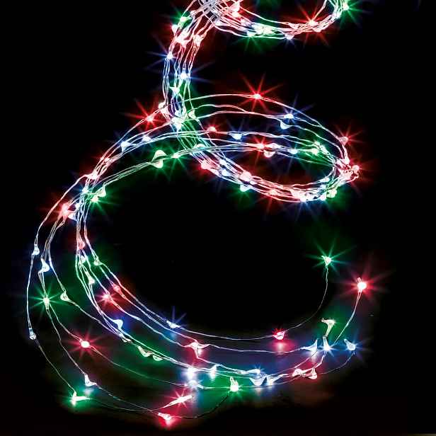 Světelná vnější girlanda, kaskáda, 600 Led