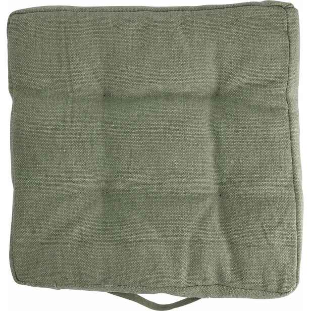 Polštář Na Židli prošívaný bavlna Zelená 40x40