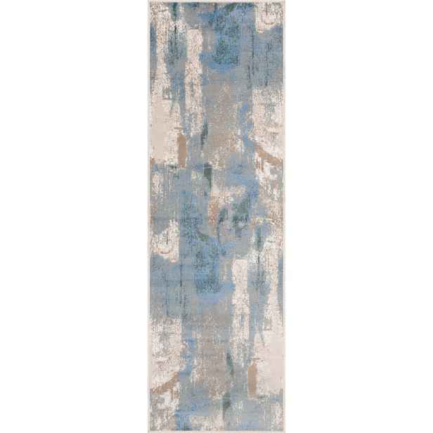 Světle modrý běhoun 80x250 cm Sensi Zashi – FD
