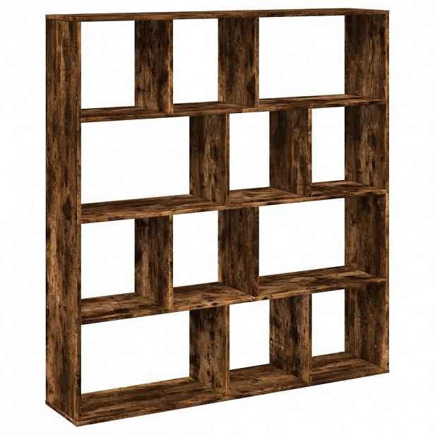 vidaXL Knihovna kouřový dub 132 x 29 x 141,5 cm kompozitní dřevo
