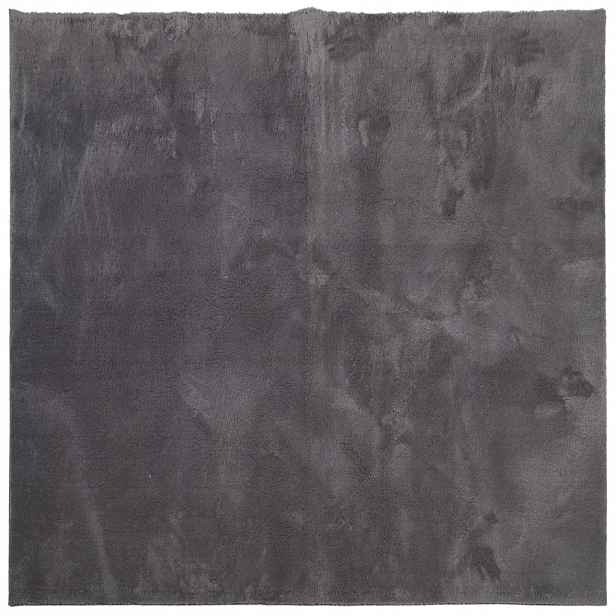vidaXL Koberec HUARTE krátký vlas měkký a pratelný antracit 120x120 cm