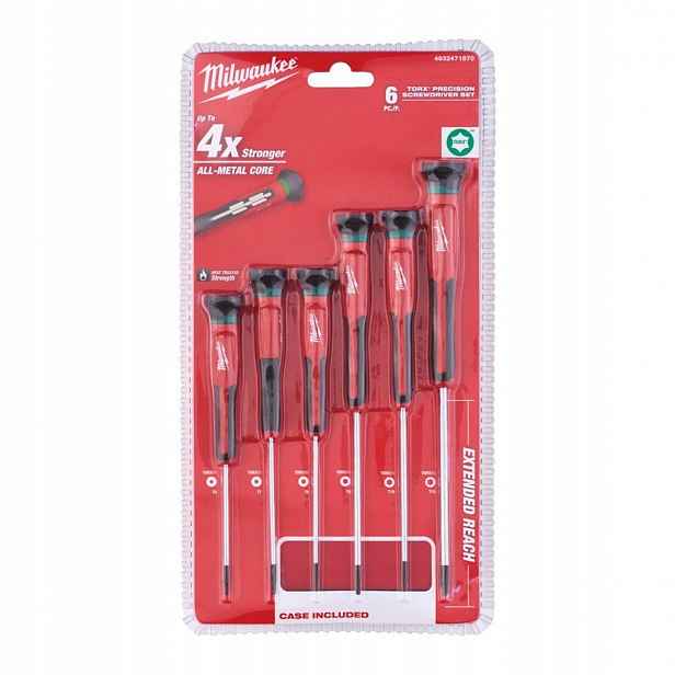 Sada precizních šroubováků Torx 6 ks Milwaukee 4932471870
