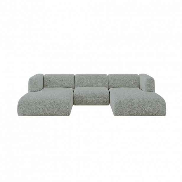 ALTDECOR SEDACÍ SOUPRAVA DO U MIRA-U1 317x179x70 Zelená Velur