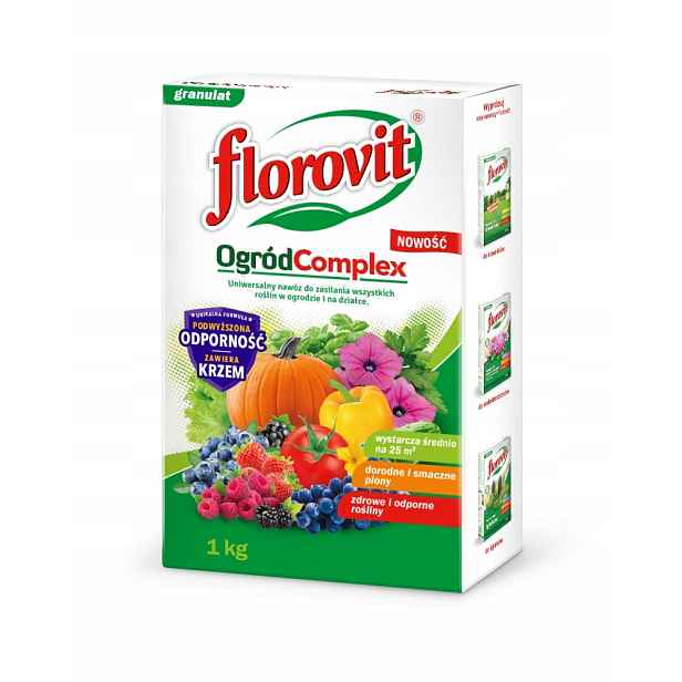 Florovit – Granulované hnojivo zahradní komplex s křemíkem