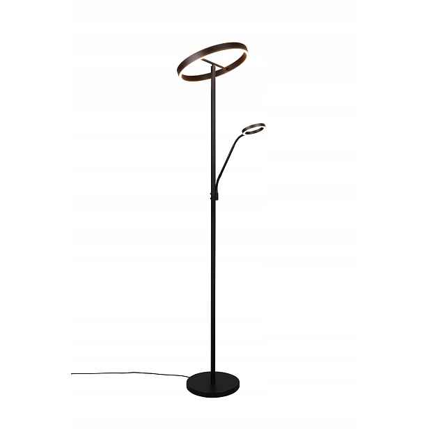 Podlahová lampa černá 180 cm Led 39 W s flexibilním ramenem Willis Trio