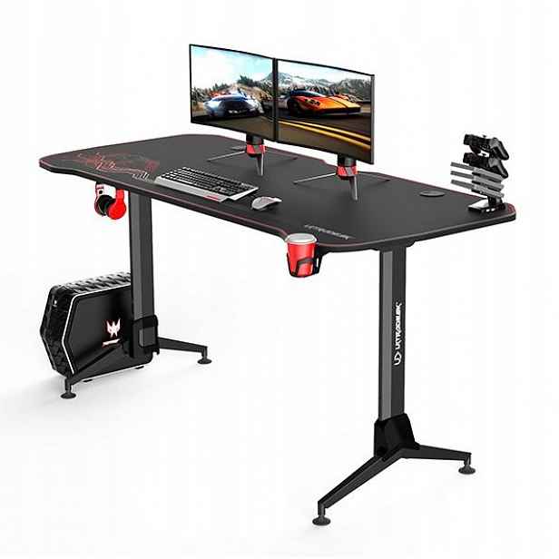 Ultradesk herní stůl Grand červený