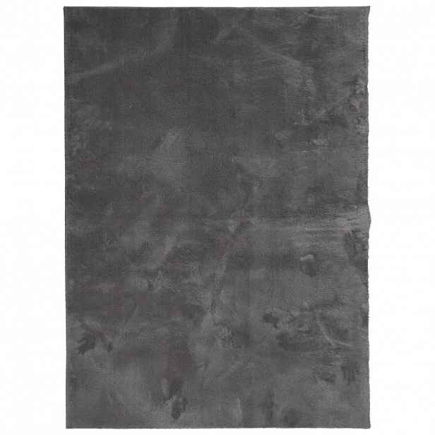 vidaXL Koberec HUARTE krátký vlas měkký a pratelný antracit 140x200 cm