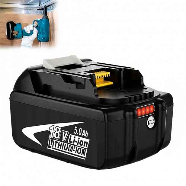Akumulátor 18V Li-ion 5AH Pro Makita BL1840 BL1850B BL1860B Elektrické Nářadí