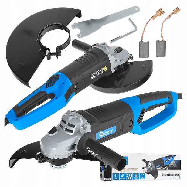 Úhlová Bruska Síťová Otočná Rukojeť 6500 Ot/min 2100 W 230 MM Diax