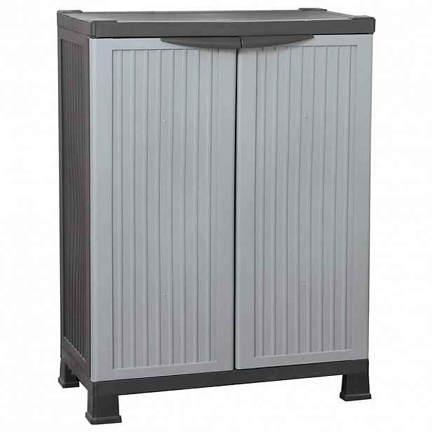 vidaXL Plastová skříňka 68 x 39 x 92 cm
