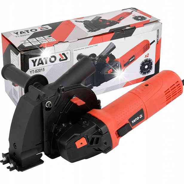 Bruska Brusná 1700 W 125 MM 2 Diamantové Kotouče Yato YT-82015