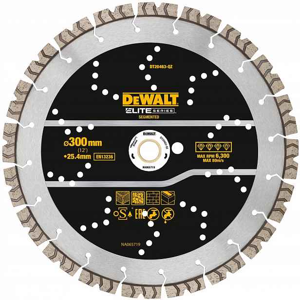 Diamantový Diamantový kotouč betonu 300x25,4 mm DeWALT DT20463
