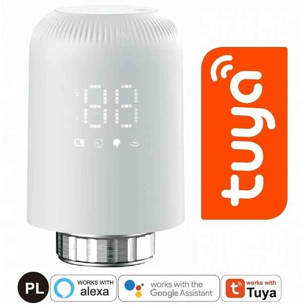 Inteligentní Termostatická Hlavice Pro Radiátor Smart Tuya M30X1,5