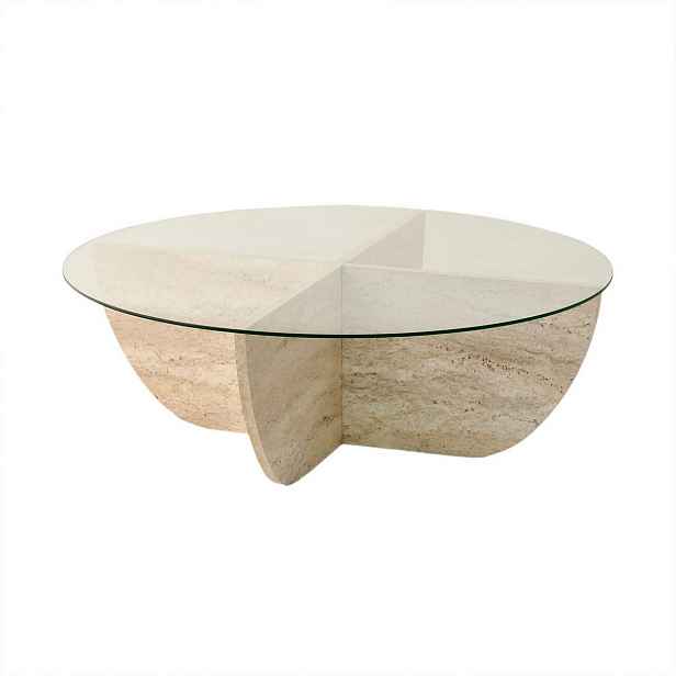 Konferenční stolek Lily Travertine
