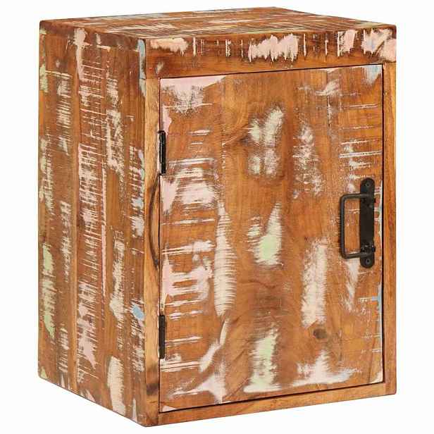 vidaXL Noční stolek Hnědá 35 x 33 x 48 cm Masivní recyklované dřevo