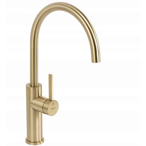Kuchyňská Baterie JS-702805BG Rivo Zlatý Kartáč Rea