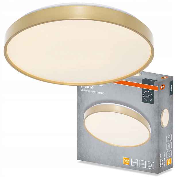 Stropní Svítidlo Led Stropní Svítidlo Nástěnné svítidlo Panel 24W 1320lm 3000K Osram