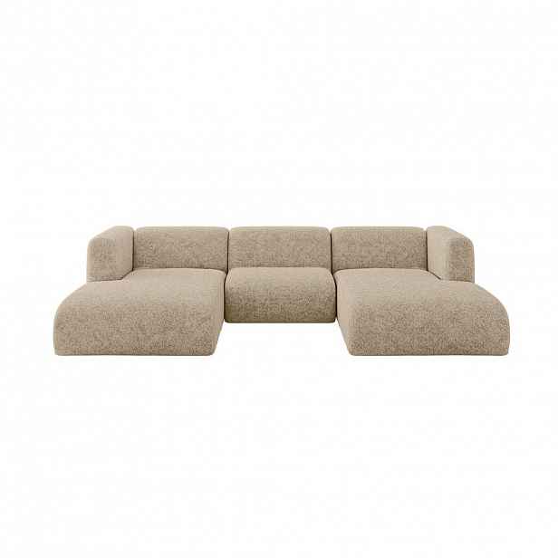 ALTDECOR SEDACÍ SOUPRAVA DO U MIRA-U1 317x179x70 Hnědá Velur