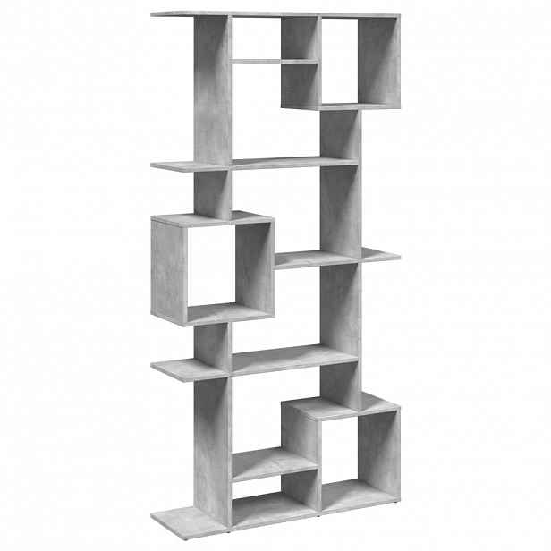 vidaXL Knihovna betonově šedá 92 x 29 x 188 cm kompozitní dřevo