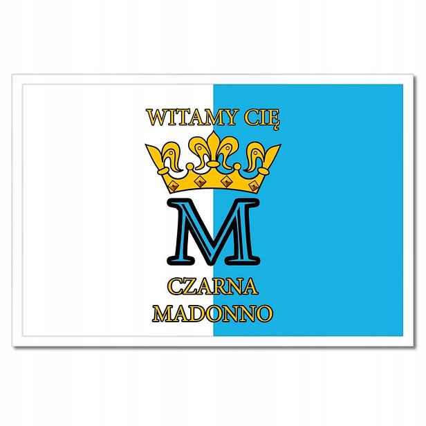Plakáty v rámu 60x40 Vítejte Černá Madonno