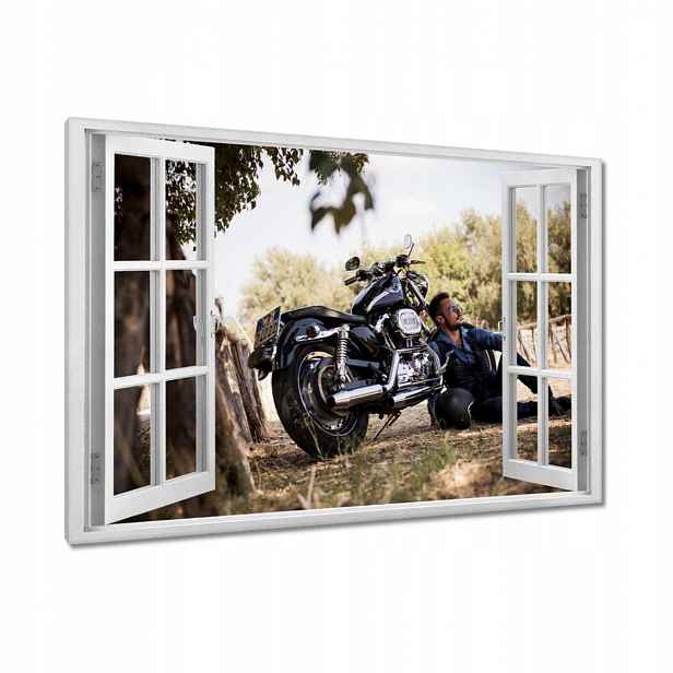 Obrazy 90x60 Motocykl Klasik Motor