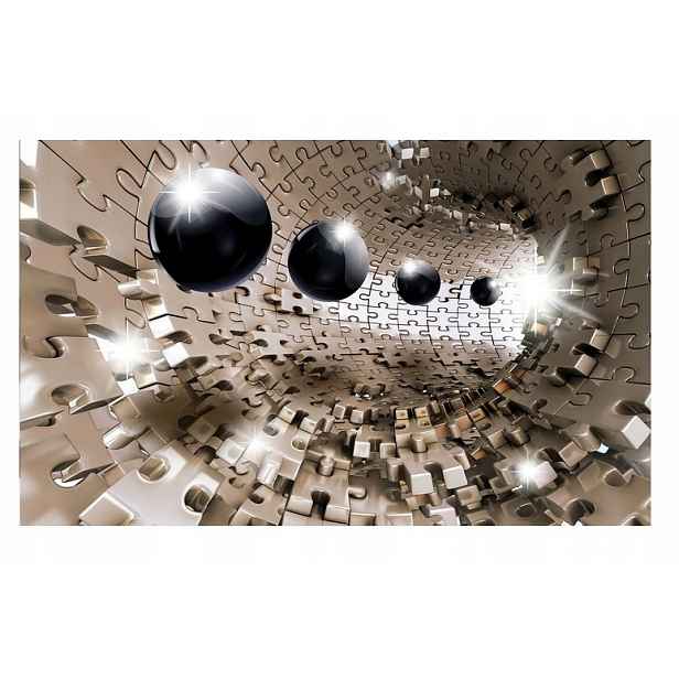 Fototapeta 3D Optický Tunel Puzzle XXL 254x184