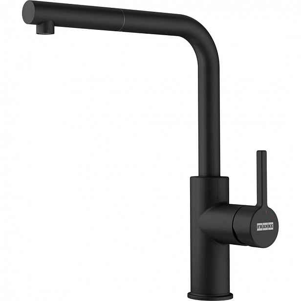 Franke Urban 2.0 - Dřezová baterie FN 5541.901 s výsuvnou koncovkou, matná černá 115.0755.387