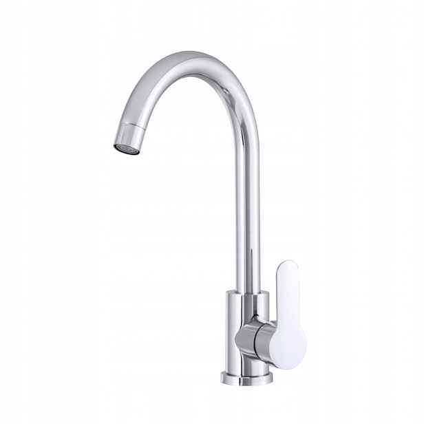 Kuchyňská stojánková baterie Deco chrom Gamma Kartáčovaná