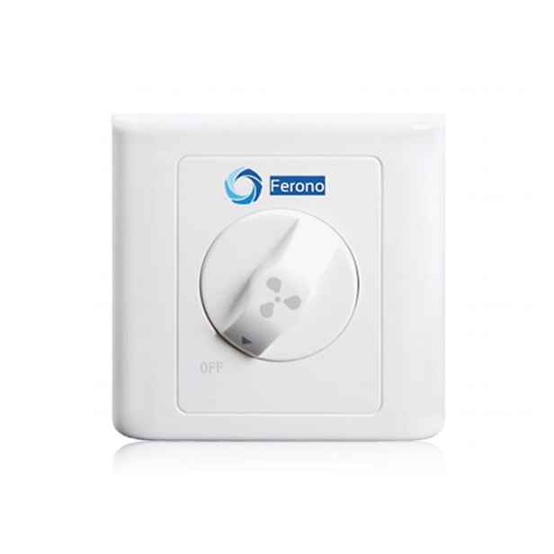 Nástěnný regulátor otáček ventilátoru do výkonu 600 W, 230 V, ovladač plechovky