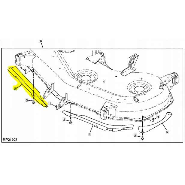 Deska 345 John Deere AM120580
