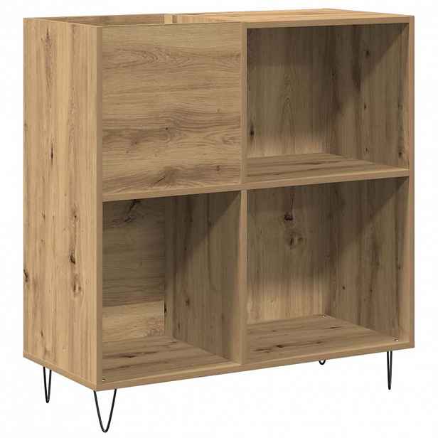 vidaXL Skříň na gramofonové desky dub artisan 85 x 38 x 89 cm