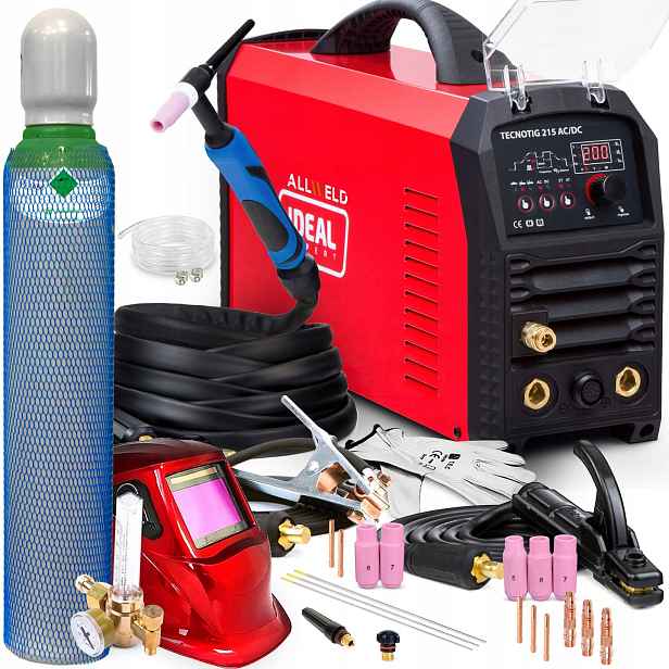 Invertorová Svářečka Ideal Tecno Tig 215 Ac DC Puls Mma 230V 200A Hf Igbt