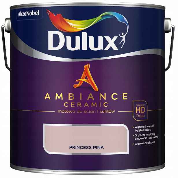 Dulux Ambiance Ceramic Barva 2,5L Princess Pink